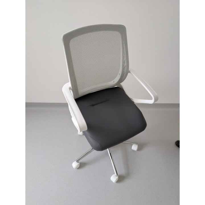 Крісло для персоналу NOWY STYL FLY GTP white, екошкіра