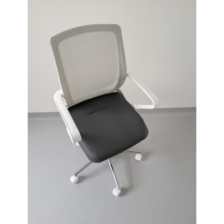 Крісло для персоналу NOWY STYL FLY GTP white, екошкіра