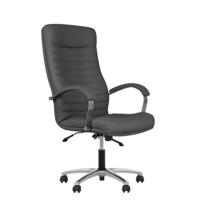 Крісло керівника NOWY STYL ORION steel Anyfix, екошкіра