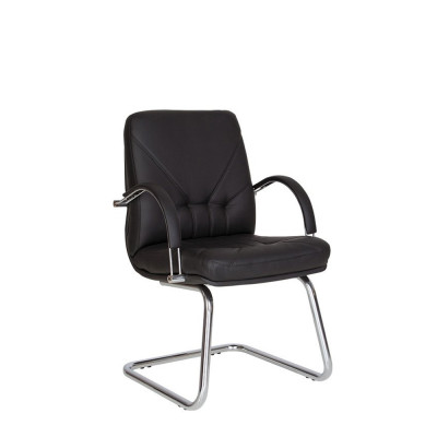 Крісло конференційне NOWY STYL MANAGER steel CF LB, екошкіра