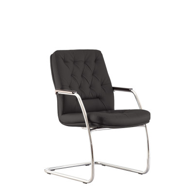 Крісло конференційне NOWY STYL CHESTER steel CF LB chrome, екошкіра