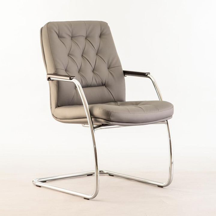 Крісло конференційне NOWY STYL CHESTER steel CF LB chrome, екошкіра