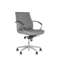 Крісло керівника NOWY STYL IRIS steel LB MPD, екошкіра