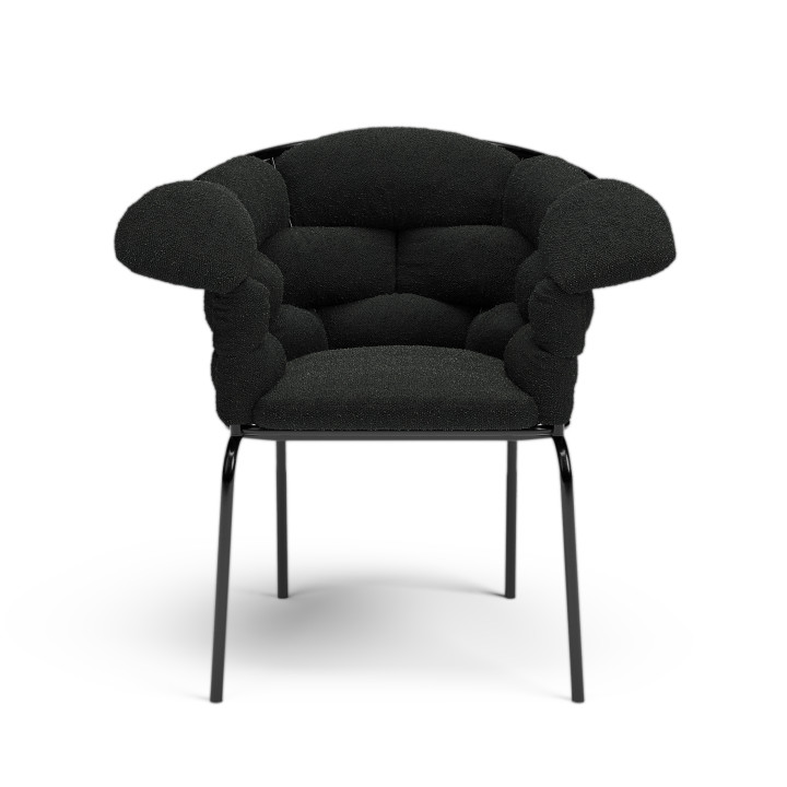 М'яке крісло CLOUD нерозкладне, букле